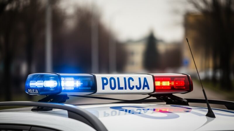 Policjantka z Wilanowa uratowała starszą kobietę w trudnych warunkach pogodowych