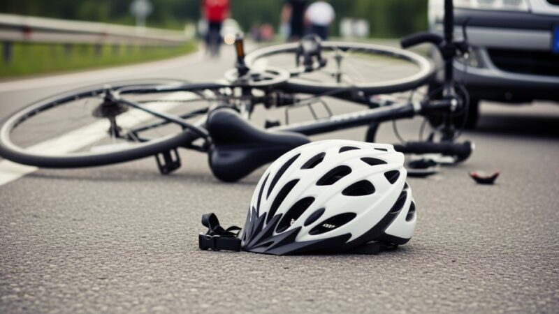 Potrącenie rowerzysty w Nowej Iwicznej: apel o bezpieczeństwo dzieci na drogach